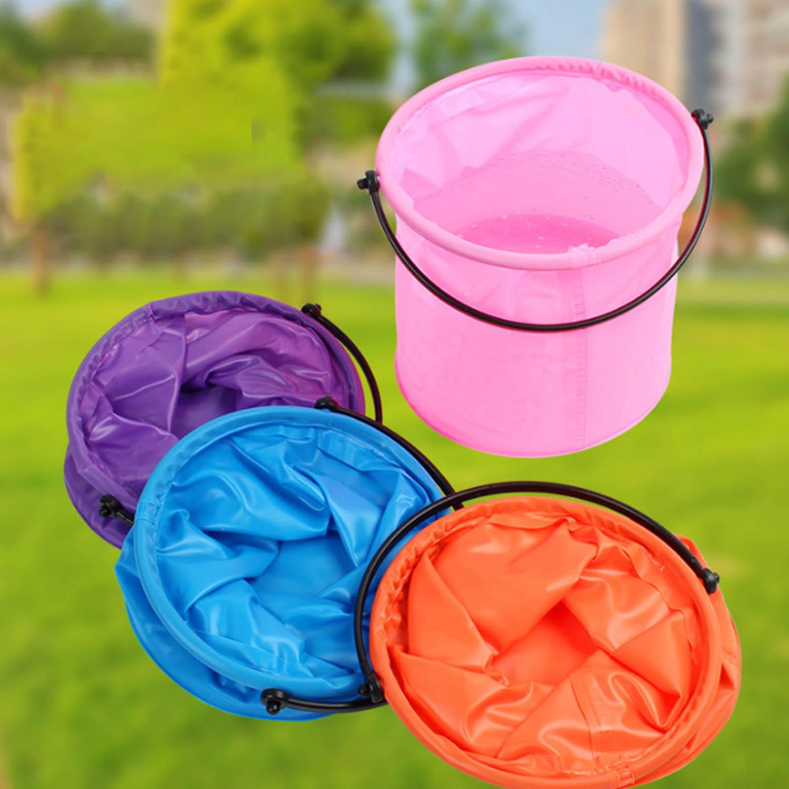 Multifunctional Collapsible Bucket Wash Basin for Backpacking Camping Hiking