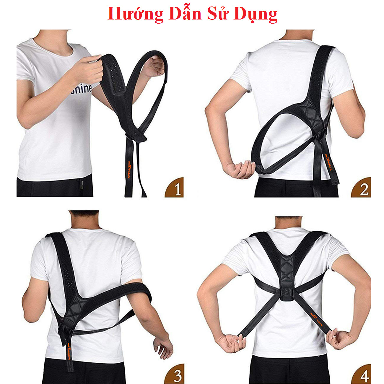 Đai Chống Gù Lưng Người Lớn Nam Nữ miDoctor mi02 (Chính Hãng)