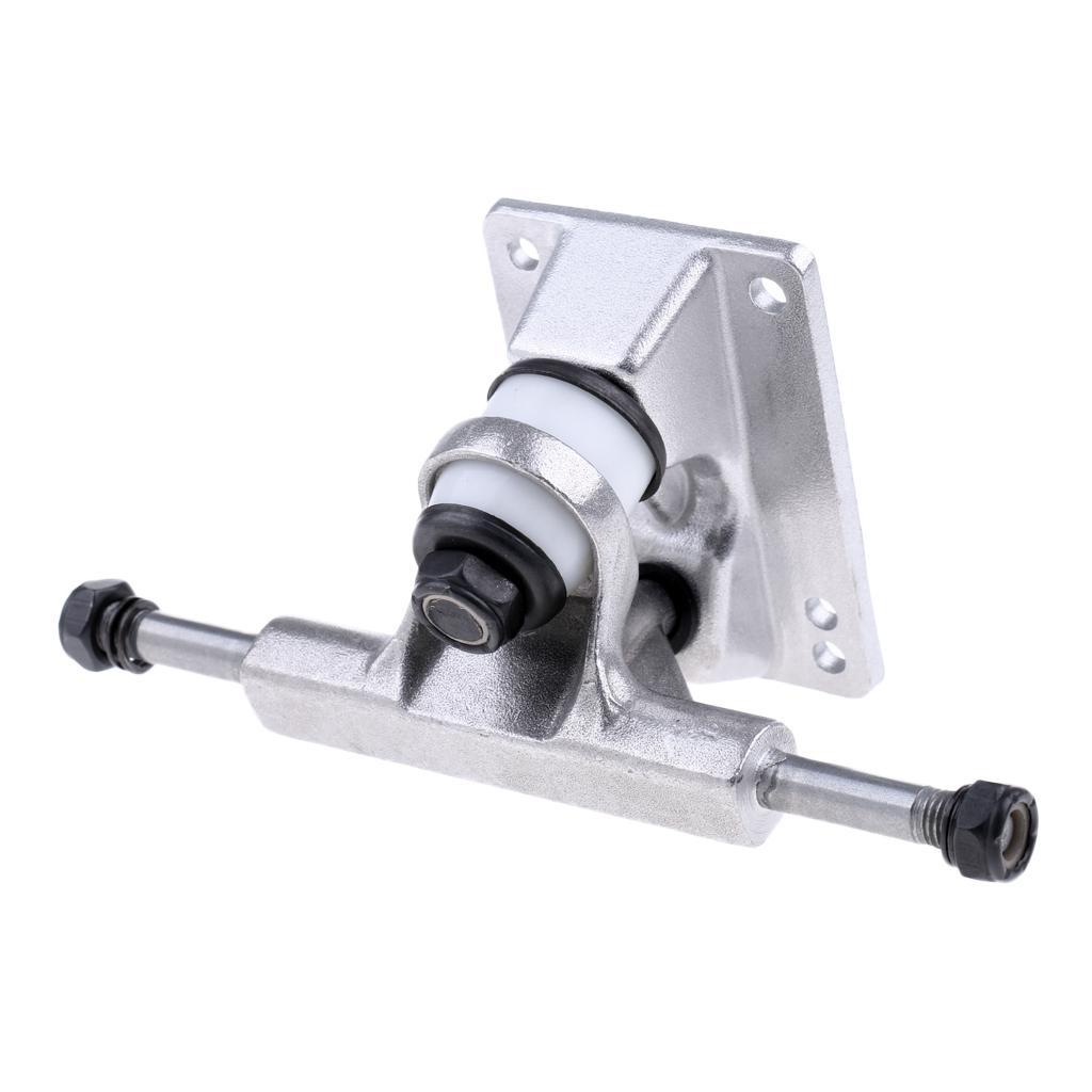 2xAluminum Alloy 3.25"/83mm Skateboard Truck Longboard Truck Outdoors Silver