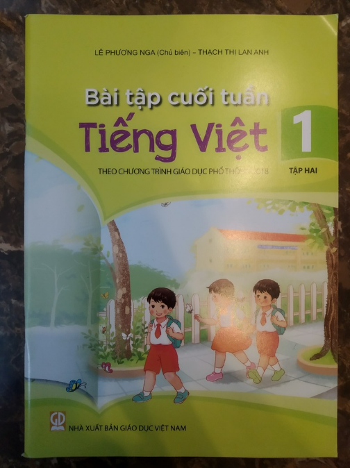Sách - Bài tập cuối tuần Tiếng Việt 1 tập 2