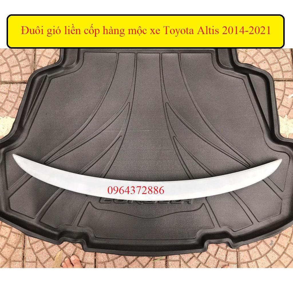Đuôi gió liền cốp xe Toyota Altis 2014 - 2021 hàng mộc chưa sơn