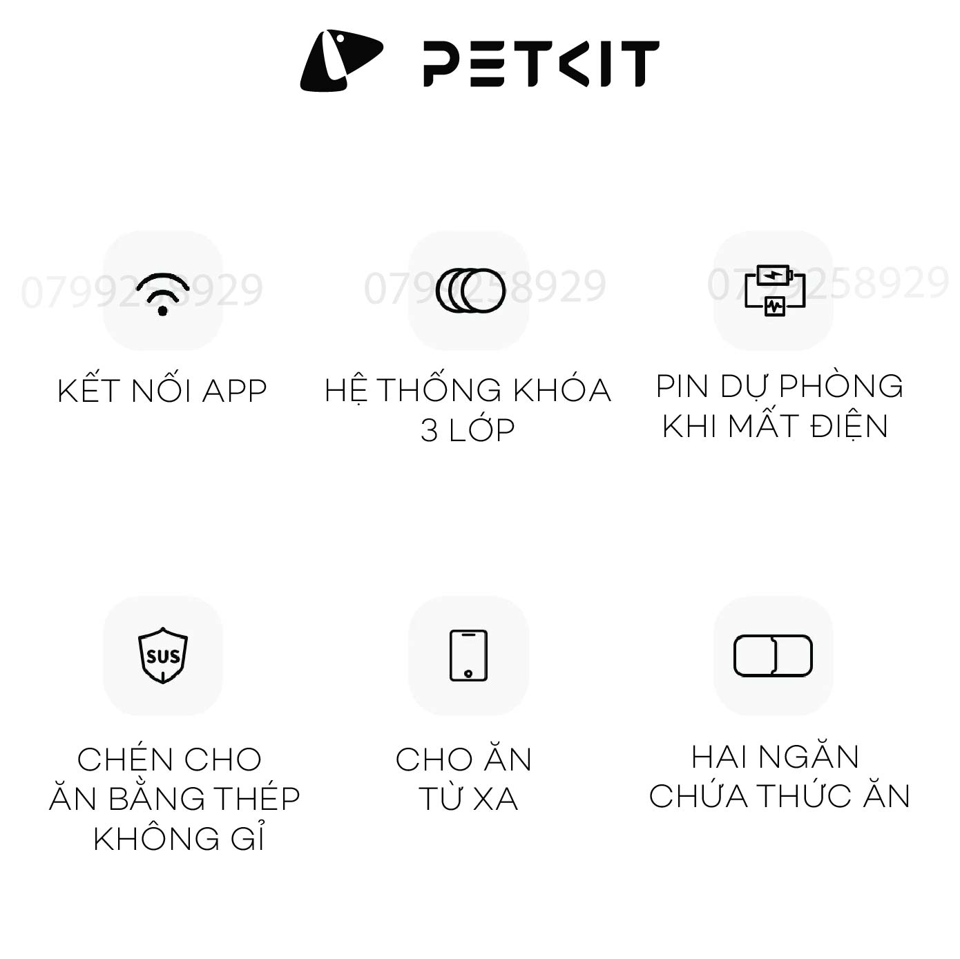 Máy Cho Chó Mèo Ăn Tự Động Petkit Gemini Kết Nối Wifi, Hai Ngăn, Dung Tích 5 Lít
