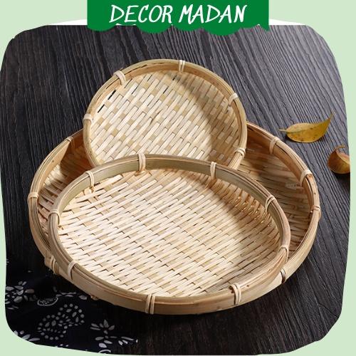 Mẹt Tre Tròn 14-16-18cm mẹt đựng đồ ăn Nhật Bản,hạt hướng dương, đồ ăn vặt quán cafe - MADAN