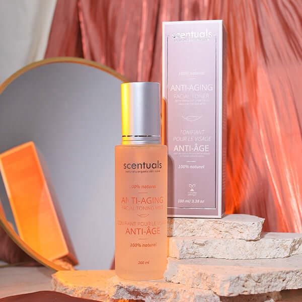 Nước hoa hồng dạng xịt chống lão hóa 100ml Scentuals Anti aging Facial toning mist 100ml