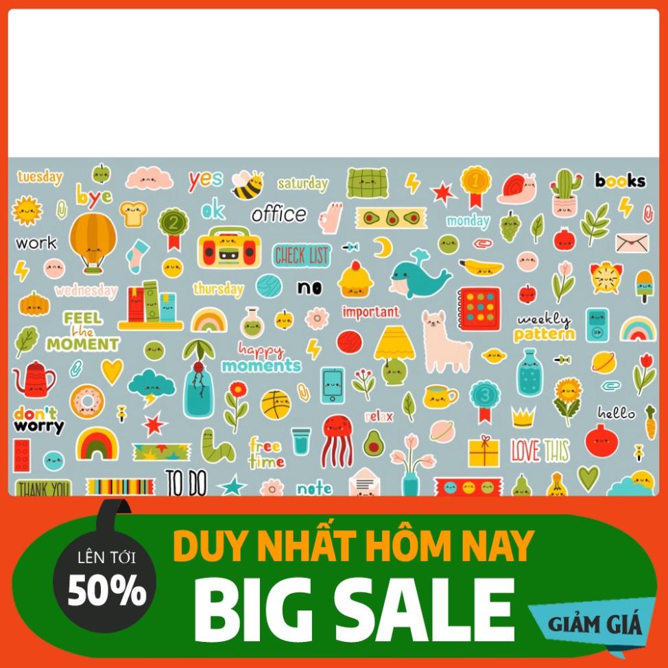 Combo 10 sheet sticker dán đồ chơi cực xinh xắn, phù hợp cho sổ tay, laptop, mũ bảo hiểm và vali.