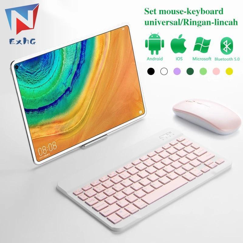 Bàn Phím Bluetooth Không Dây Gọn Nhẹ Di Động Cho Điện Thoại IOS Android Máy Tính Bảng