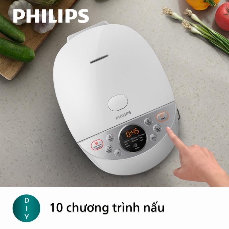 Nồi Cơm Điện Tử Philips HD4515, 1.8Lit - 1070w, Hàng Chính Hãng