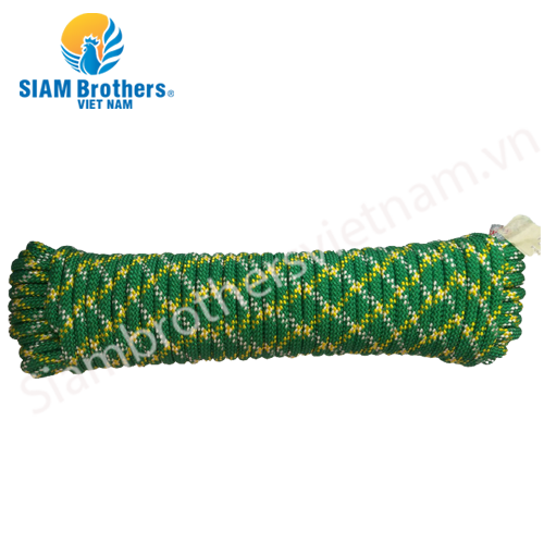 Dây buộc tàu/neo tàu an toàn hiệu con gà vàng 32 tao/9.5 mm - 30m 100% polyester