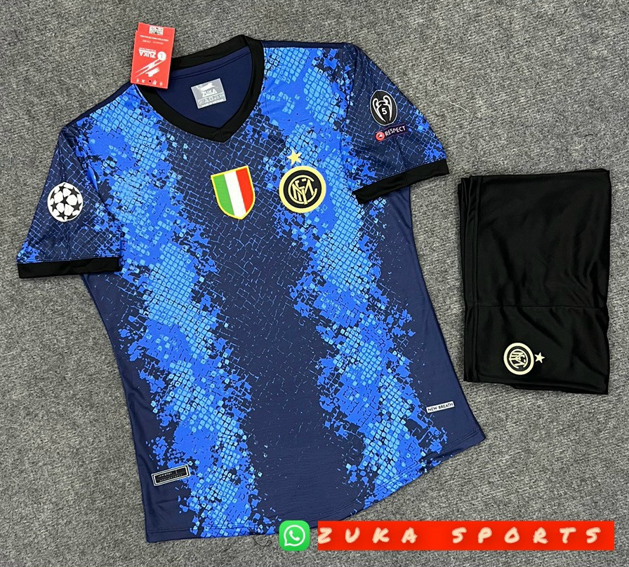 Bộ quần áo bóng đá câu lạc bộ Inter Milan 2021 - Áo bóng đá CLB giải Serie A - Bộ đồ bóng đá đẹp