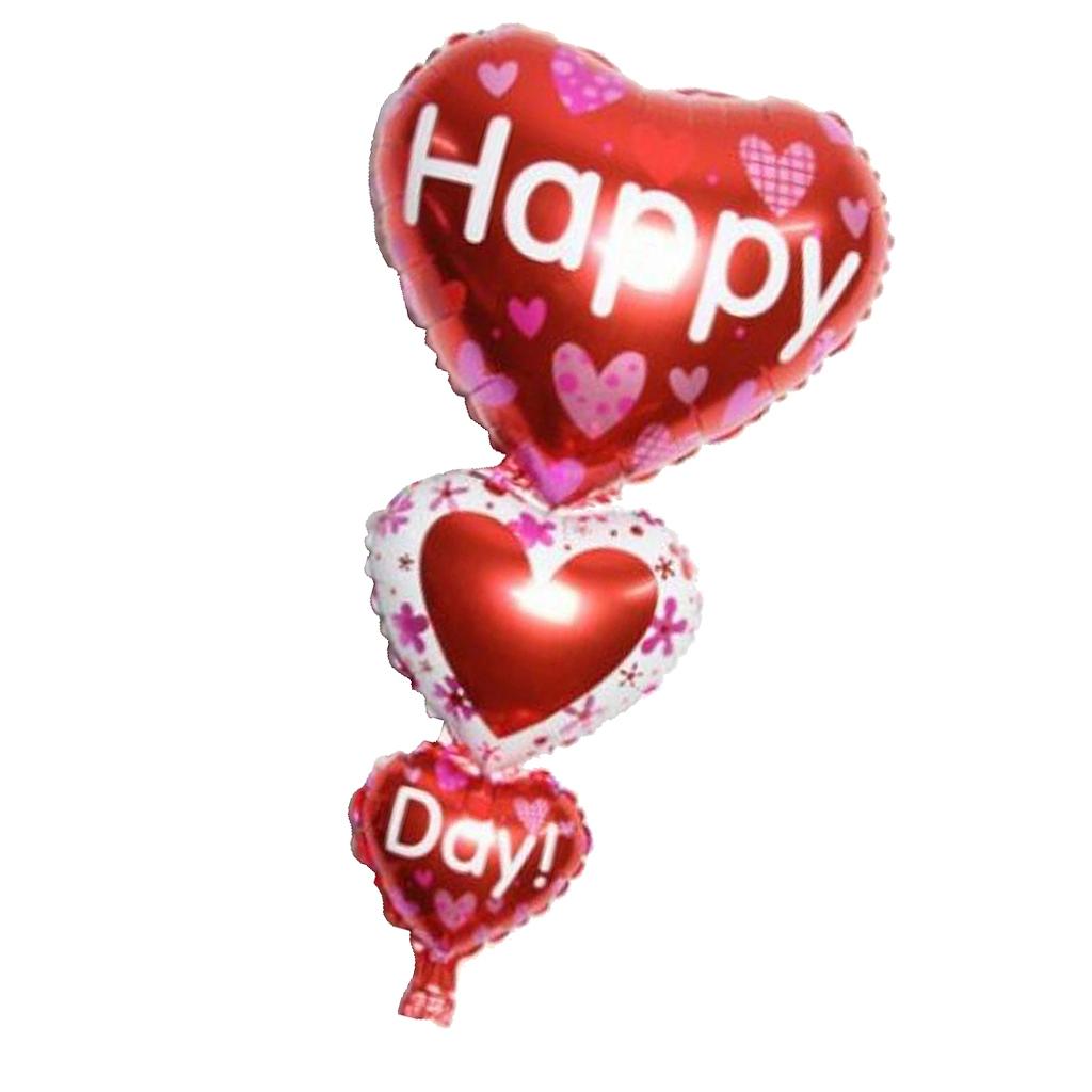 Wedding Foil Balloon 3x Love Shape Aluminum Balloons Party Decor