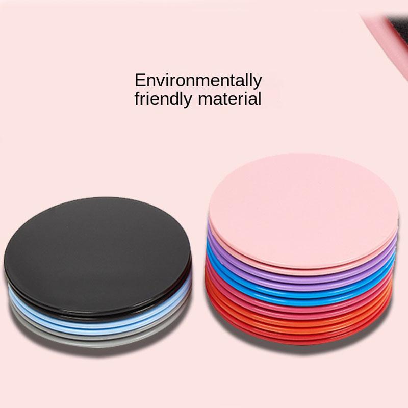 2PCS thể dục lõi trượt lõi tập thể dục đĩa đệm trượt Slider Phụ kiện tập luyện toàn thân Color: Gray