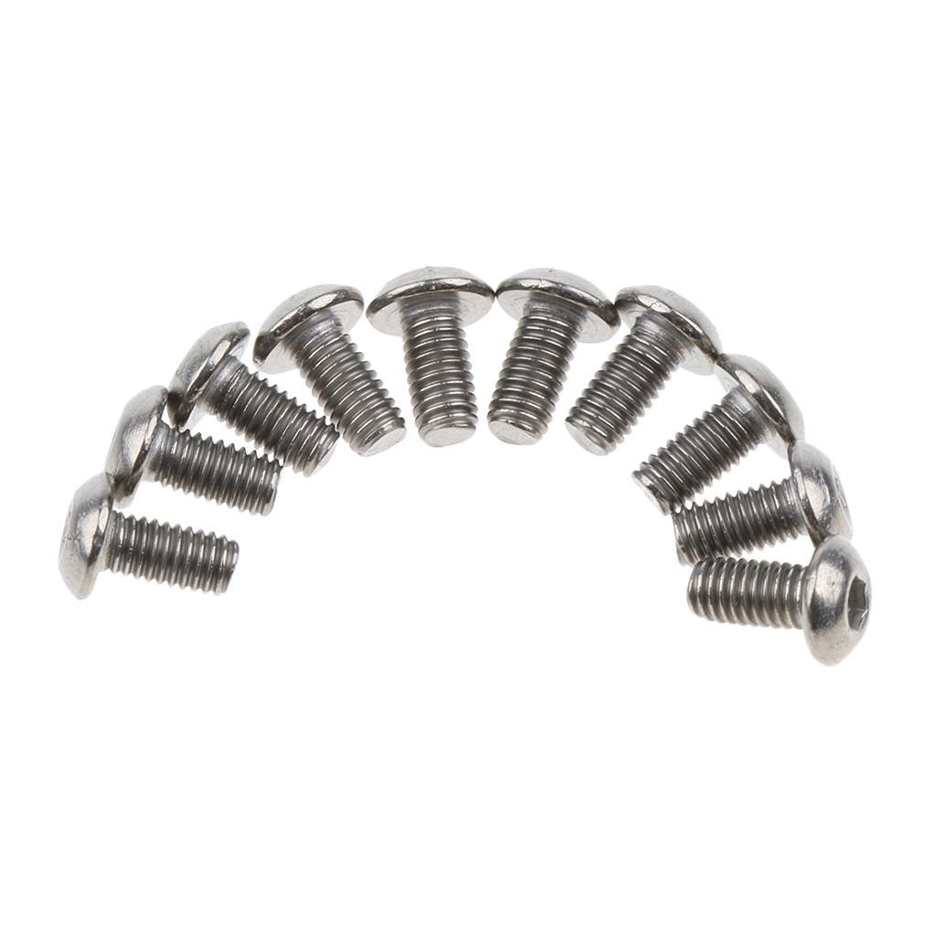 20x GR1 Titanium Alloy agon Button Head Cap Bolts Screw