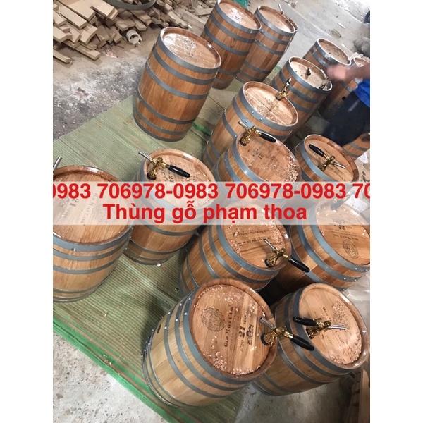 Thùng ngâm ủ rượu dáng đứng 50lit