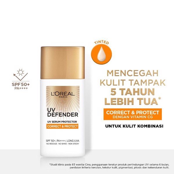 Kem Chống Nắng L’Oréal Paris Uv Defender Protector - Correct &amp; Protect 50ml