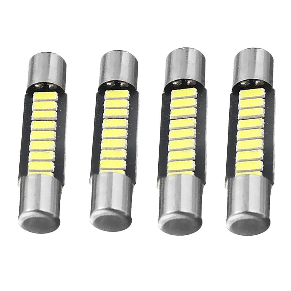 4X Cold White 29mm 4014 9SMD LED Festoon Light Working Reading Light Lamps