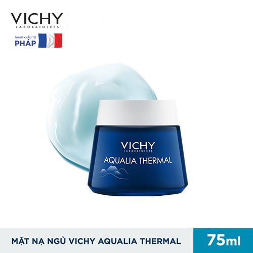 Mặt Nạ Ngủ Dưỡng Ẩm Giúp Làm Sáng Da Vichy Aqualia Thermal Night Spa 75ml