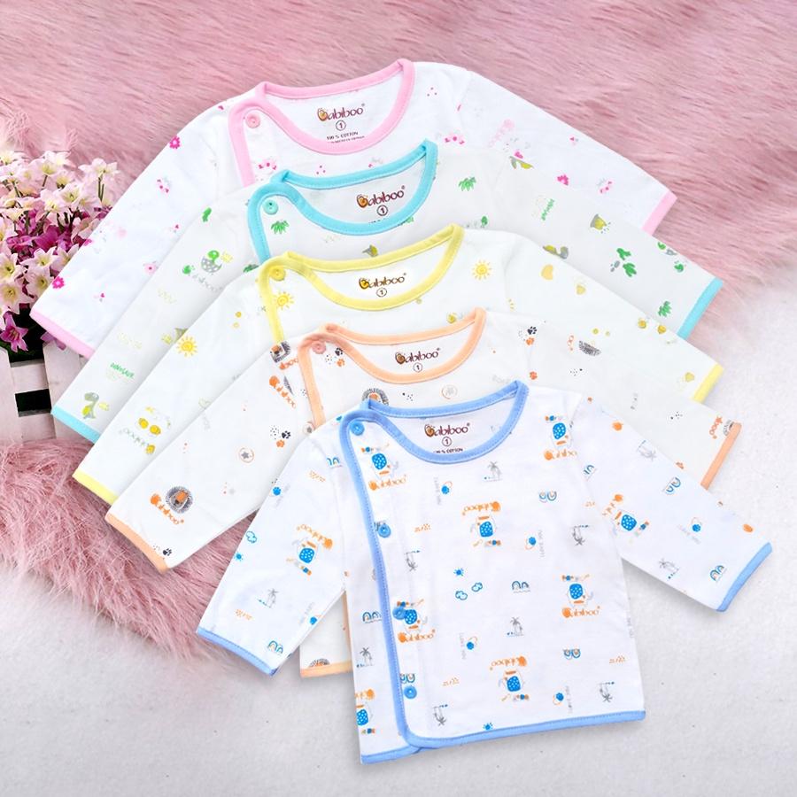 Áo sơ sinh Bác sĩ tay dài in hình cute 100% cotton - B147