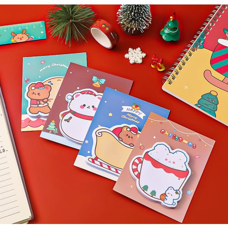 Note ghi chú Noel 8x8cm 50 tờ giá sỉ