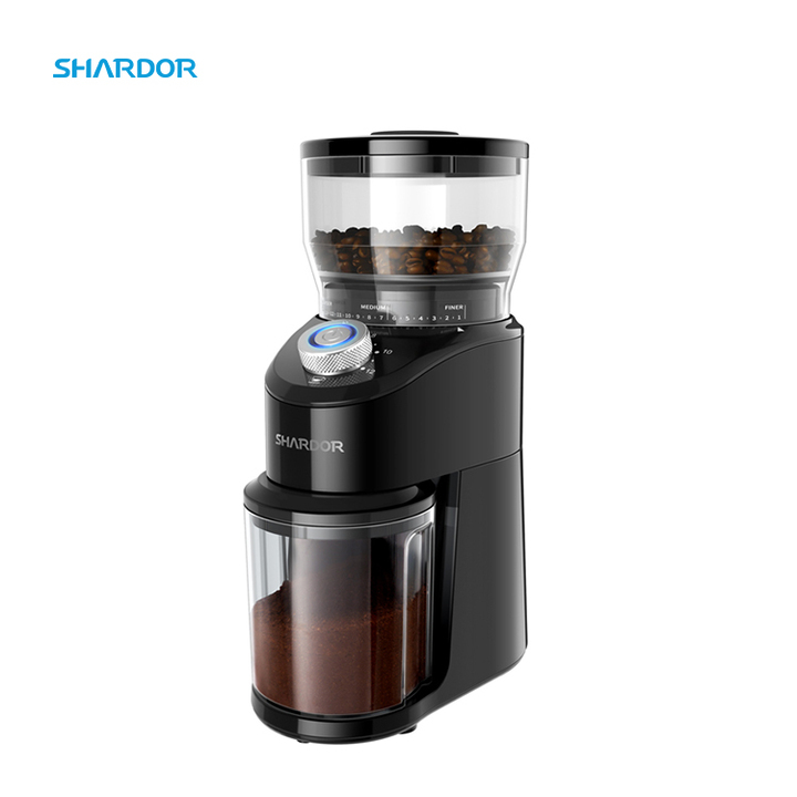 Máy xay cà phê CG845B xay cà phê hạt cho pha chế espresso pha máy, 14 cấp độ xay cafe từ thô đến mịn, thiết kể để bàn mini, hàng chính hãng