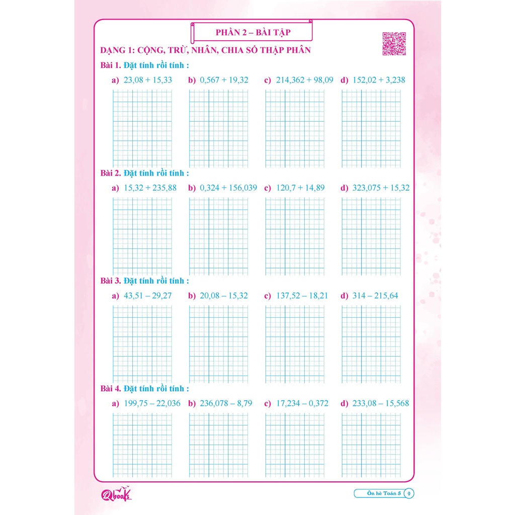 Combo Ôn Hè Toán và Tiếng Việt 5 - Dành cho học sinh lớp 5 lên 6