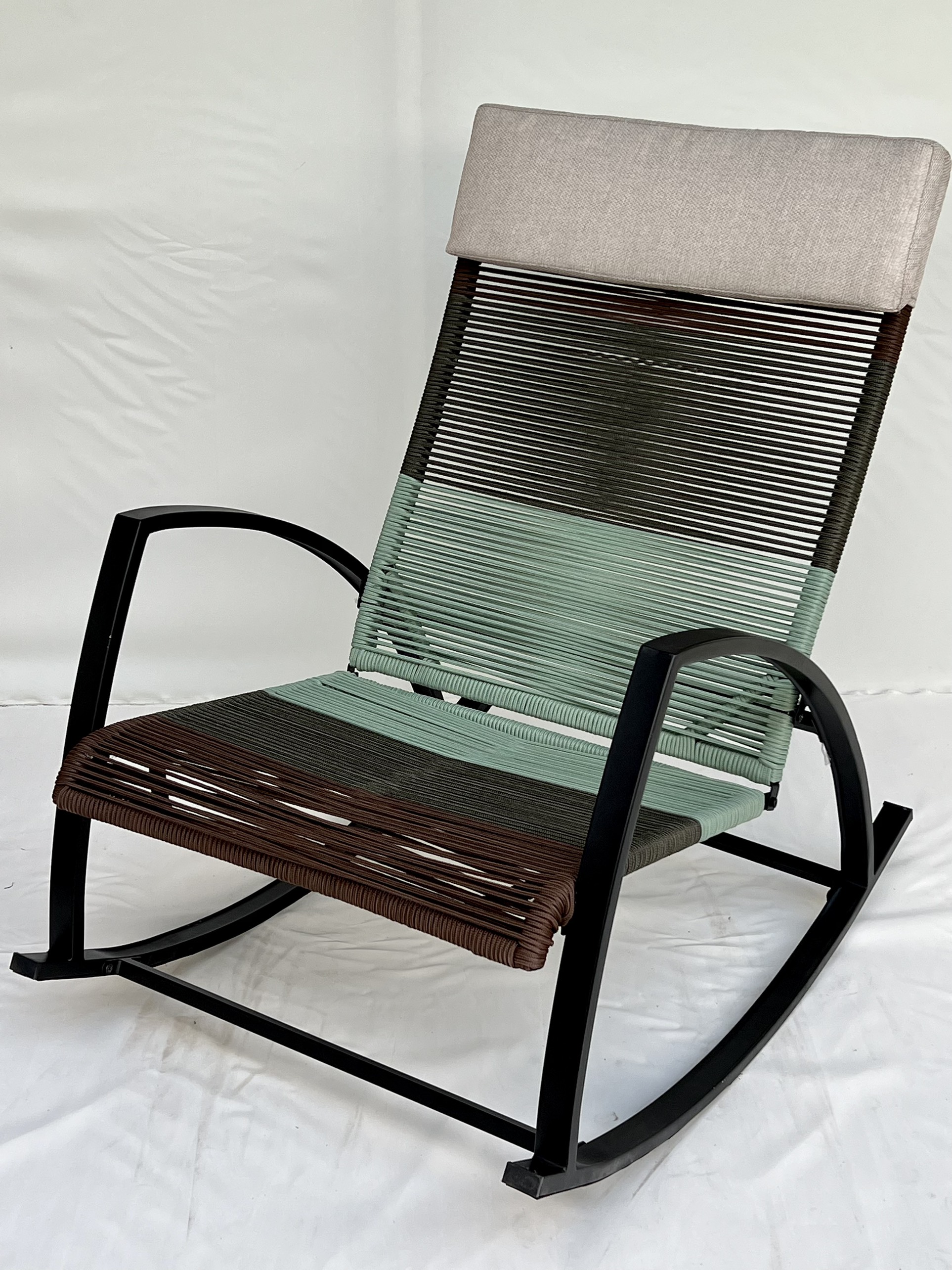 Ghế bập bênh vuông (3 màu ngẫu nhiên) kích thước lớn, thư giãn hiệu quả tiêu chuẩn châu âu