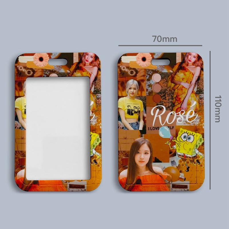 Tmdbyx Bao Đựng Thẻ Học Sinh Màu Đen In Hình Nhóm Nhạc BlackPink