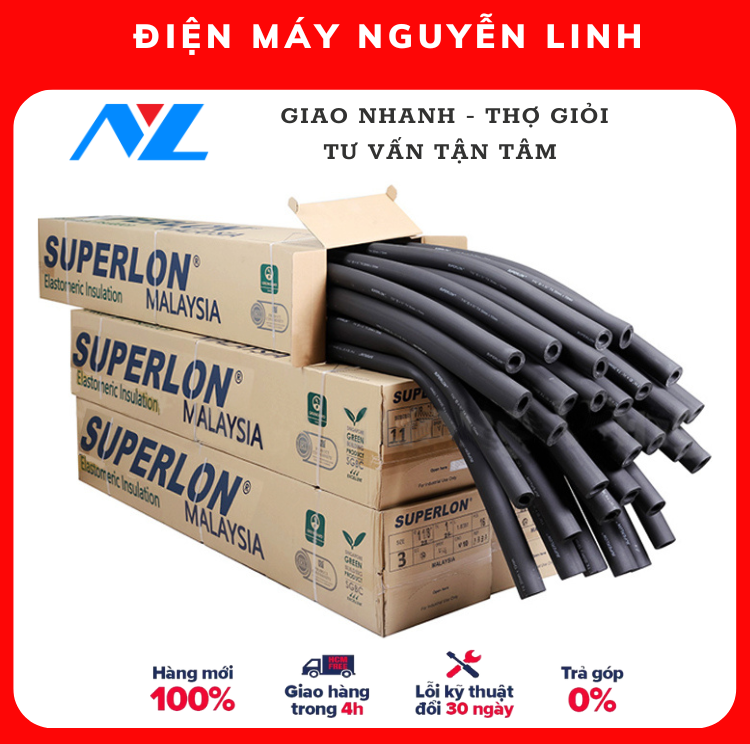 Ống cách nhiệt Superlon phi 6