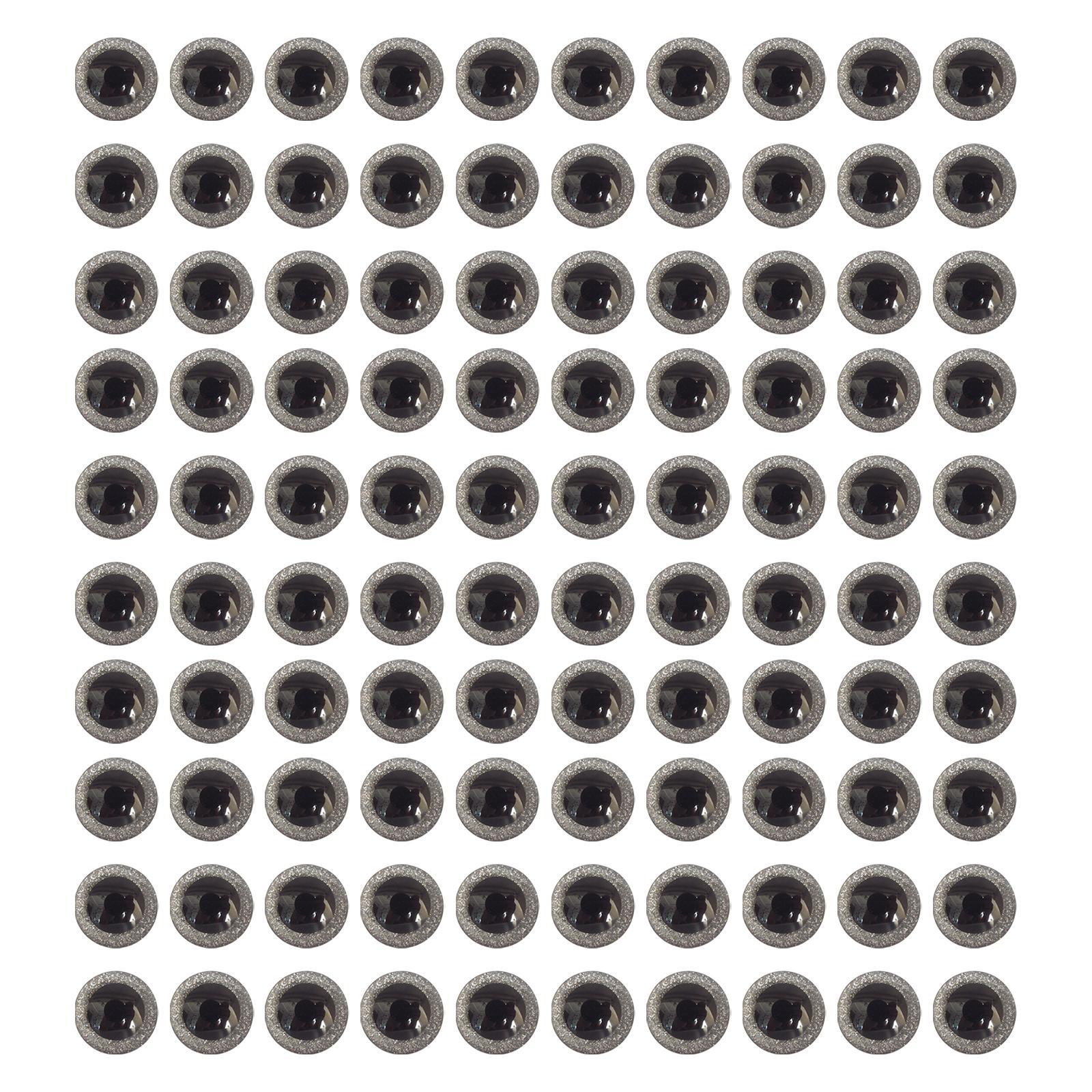 100x Safety Eyes 3D Glitter Toy for Stuffed Doll Plush Toy Making