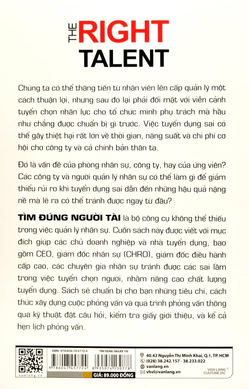 Tìm Đúng Người Tài