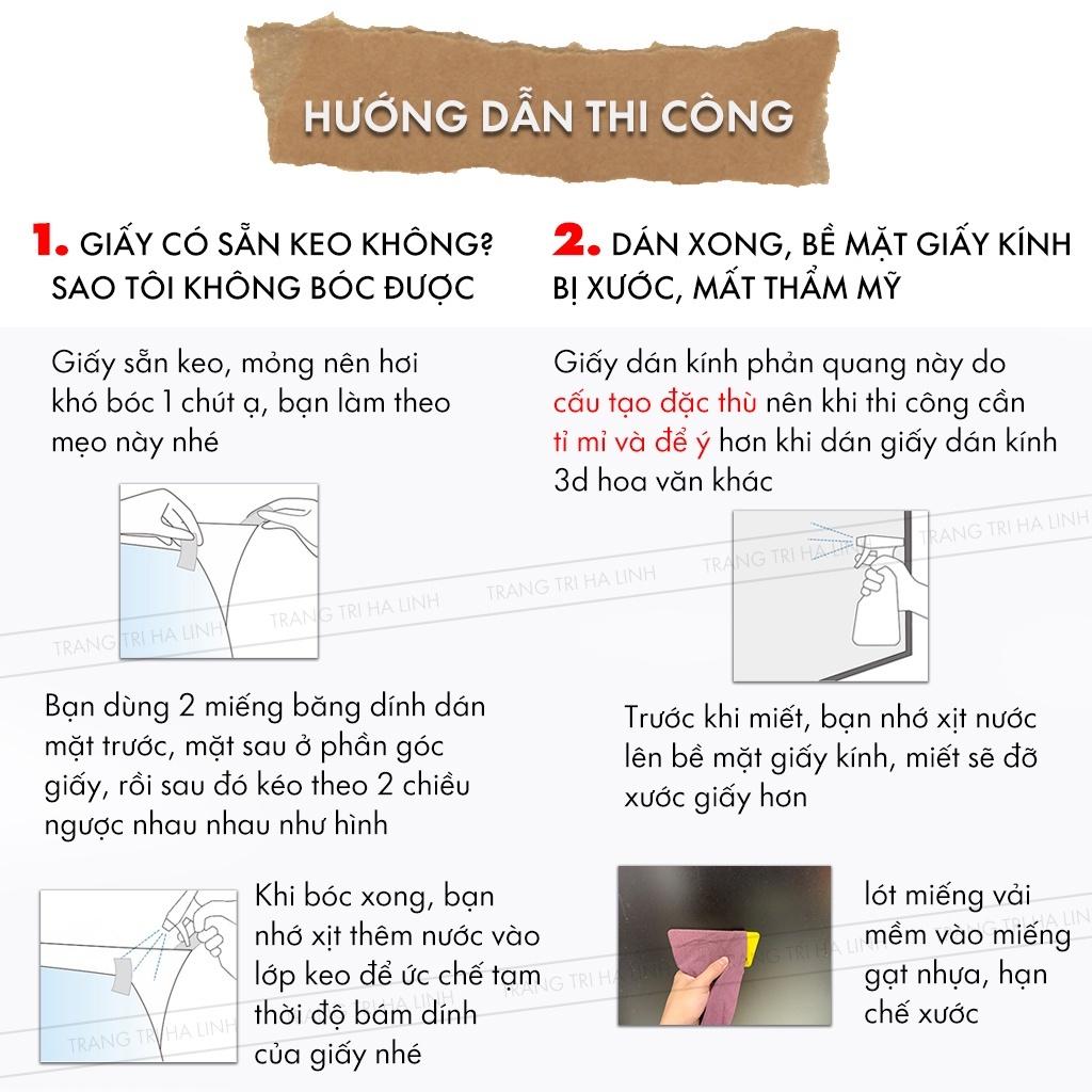 Giấy decal dán kính chống nắng nóng UV , phim cách nhiệt cửa sổ decan phản quang cho cửa kính chống nhìn trộm 50*100CM