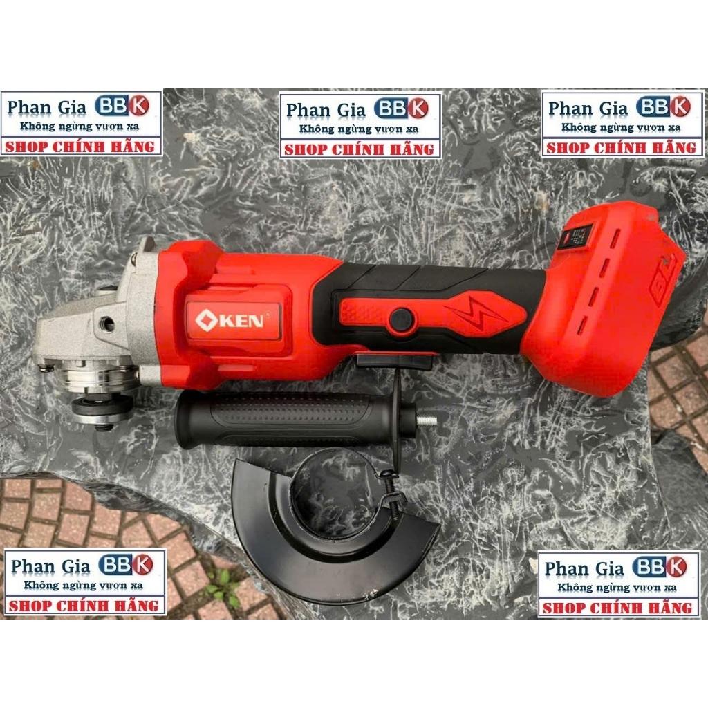 Thân máy mài KEN 199V chân pin phổ thông, 100% dây đồng - Thân máy mài dùng pin hàng đẹp loại 1