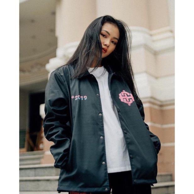 Áo khoác dù Highclub jacket unisex form rộng cổ bẻ chống nắng tốt