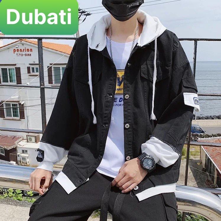 ÁO KHOÁC JEAN NAM NỮ UNISEX CHẤT BÒ PHỐI NÓN NỈ PHONG CÁCH HÀN QUỐC - DUBAI FASHION