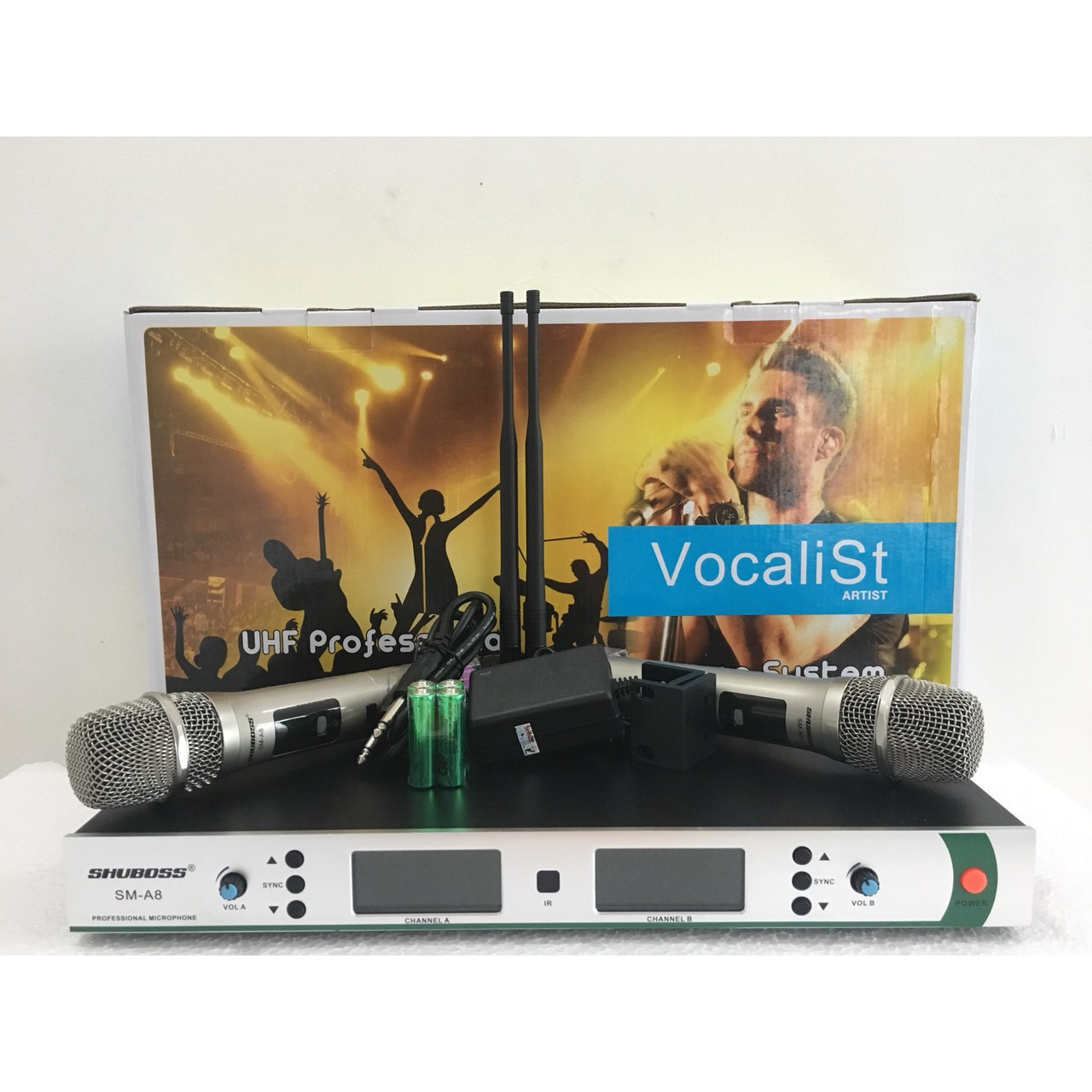 Micro amply “SHUBOSS A8” karaoke cao cấp – HÀNG VIP - HÀNG CHÍNH HÃNG