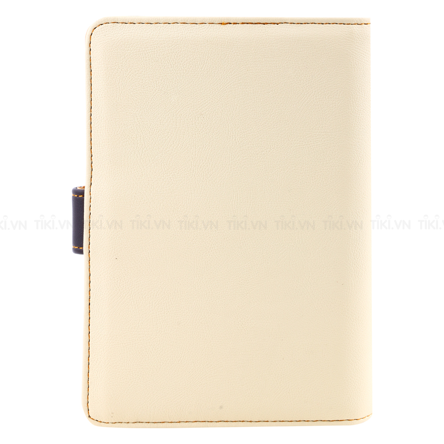 Bóp Sổ Da Còng Nhỏ Kem (13 x 18 cm)