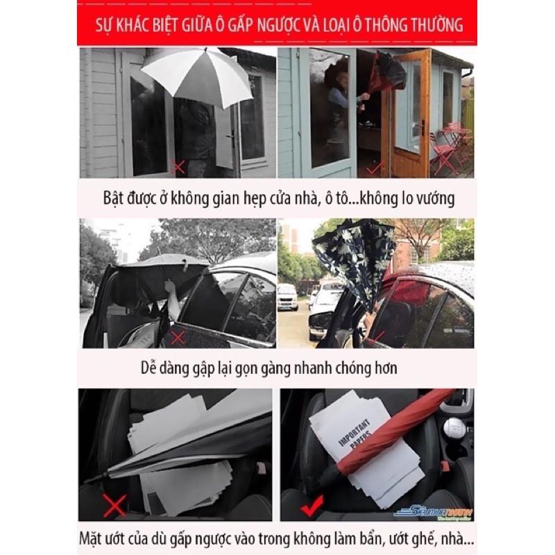 Ô dù gập ngược thông minh