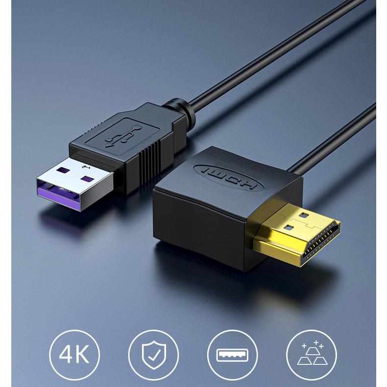 Đầu nối HDMI HDMI có nguồn hỗ trợ 4k60hz từ hdmi đực sang hdmi cái - JH u528 - Hồ PHạm