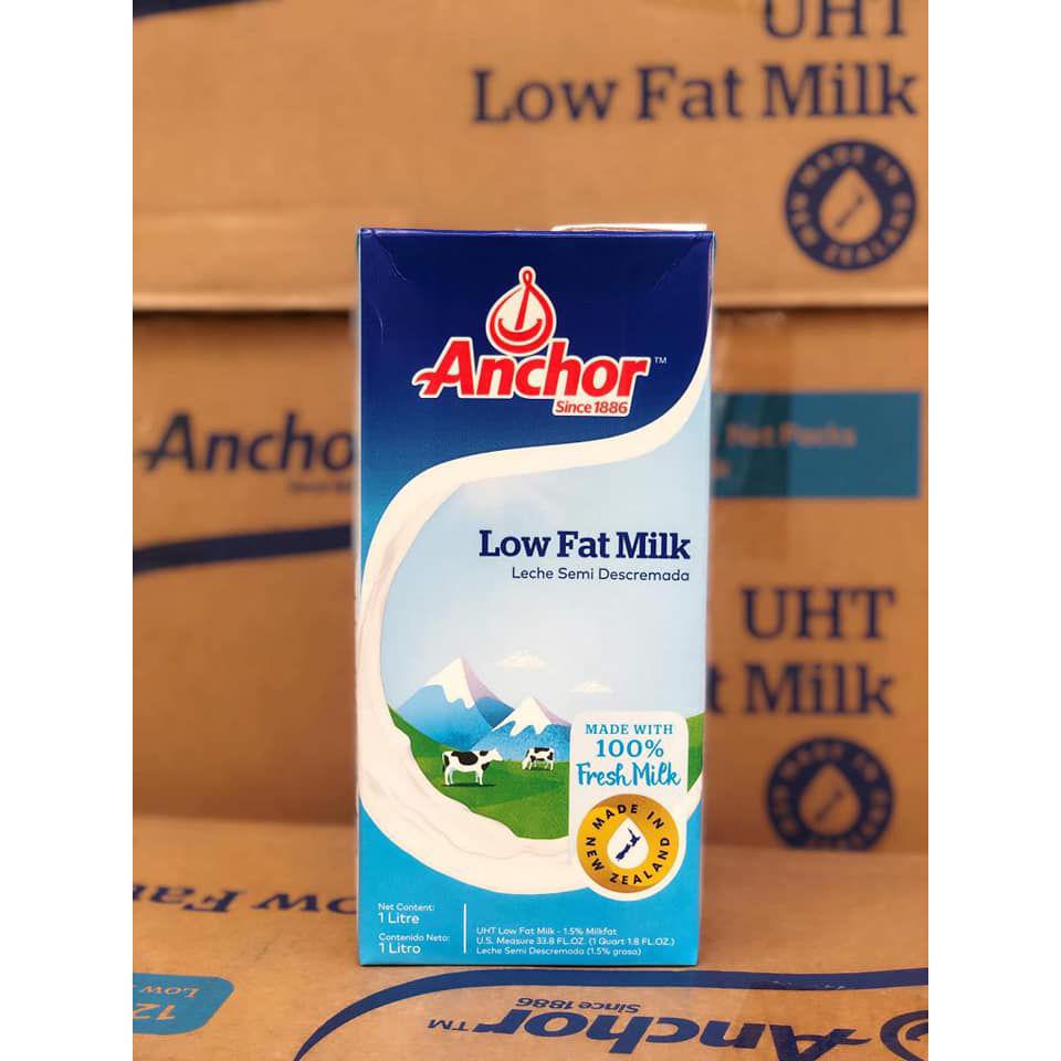 Sữa tươi tách kem Anchor New Zealand hộp 1L Hộp lẻ