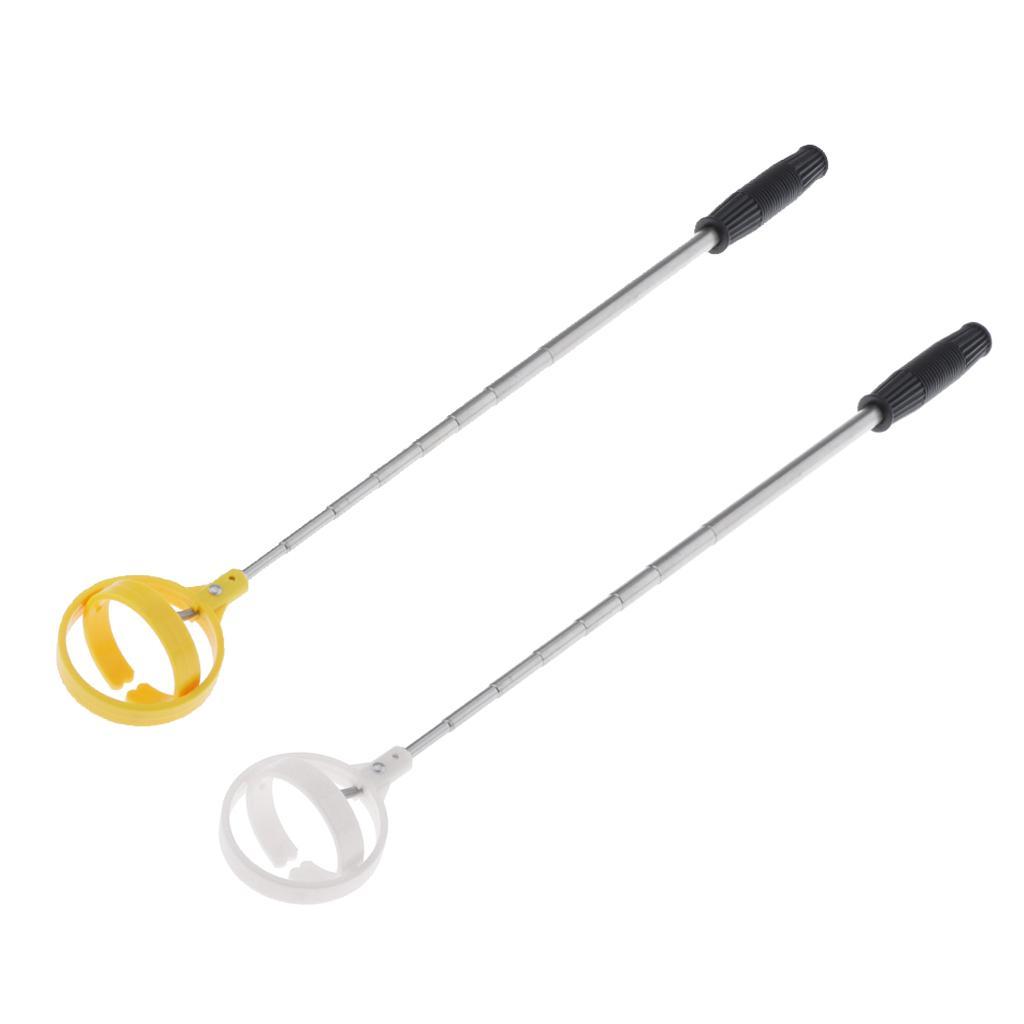 Folding Golf Ball Retriever Pick Up Tool Caddie Ball Collector Picker