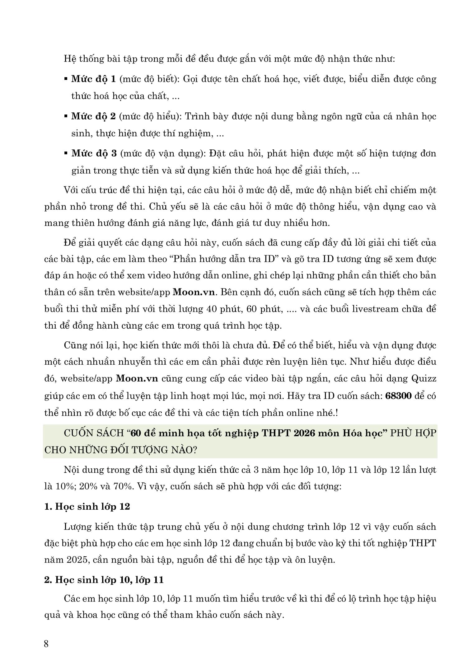 Sách - 60 Đề Minh Họa Tốt Nghiệp THPT 2026 - Môn Hóa Học