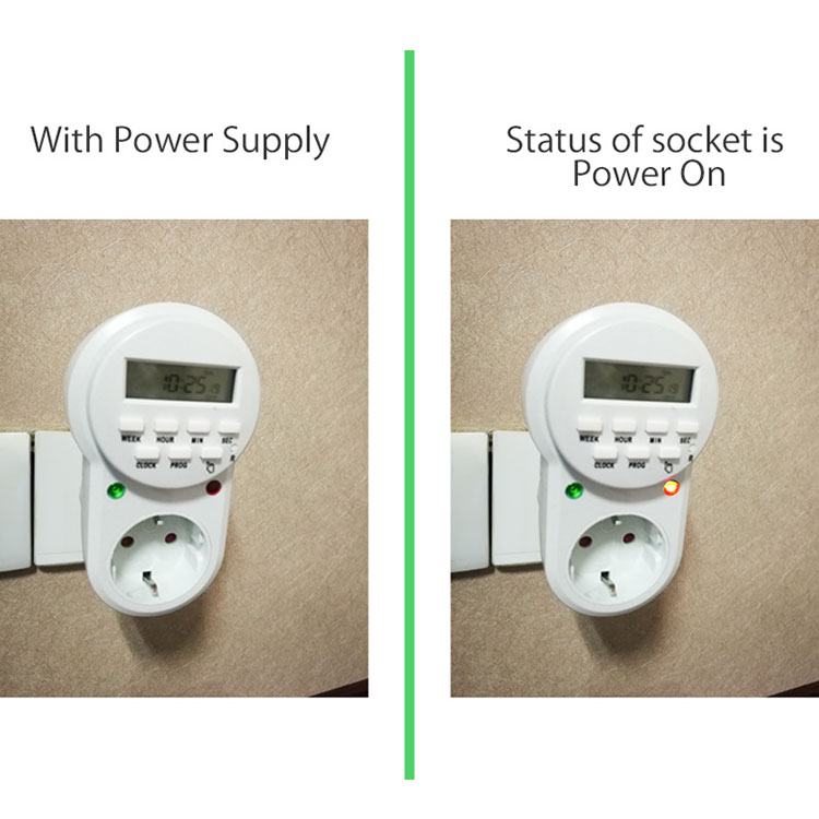 Timer hẹn giờ điện tử tắt mở thiết bị điện ETG-63A 8 chương trình