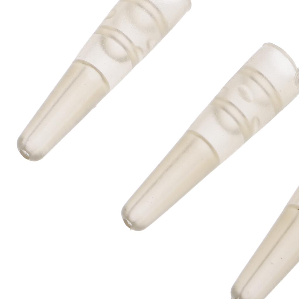 100pcs Saftey Lead Clip Tail Rubber Carp Fishing Terminal Rig Sleeves 17mm
