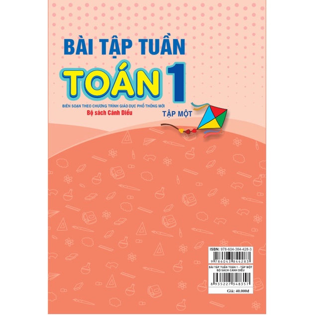 Sách - Bài Tập Tuần Toán 1 - Biên soạn theo chương trình GDPT mới - Cánh Diều - ndbooks