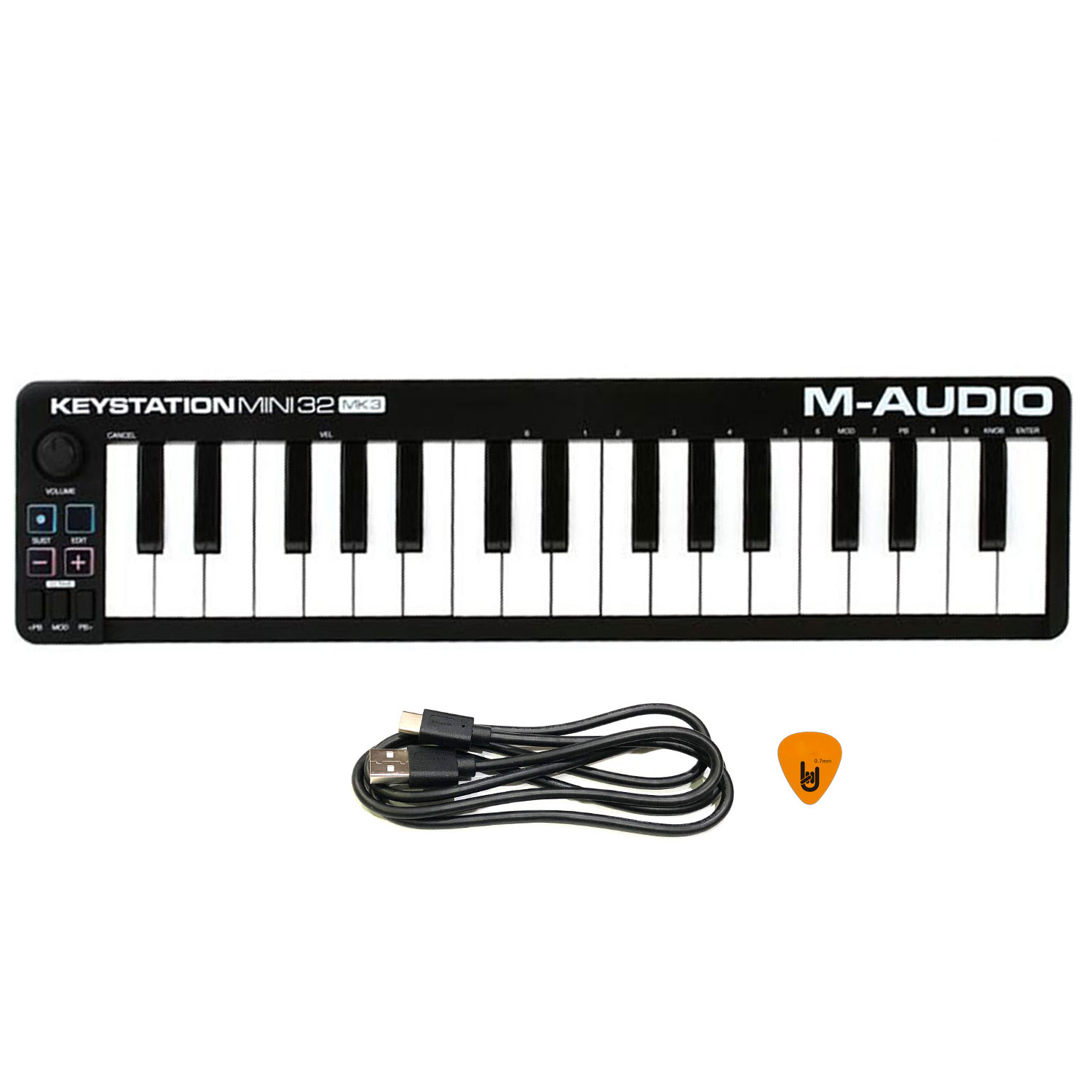 M-Audio Keystation Mini 32 Phím MK3 MIDI Keyboard Controller MKIII MAudio Bàn phím sáng tác - Sản xuất âm nhạc Producer - Kèm Móng Gẩy DreamMaker