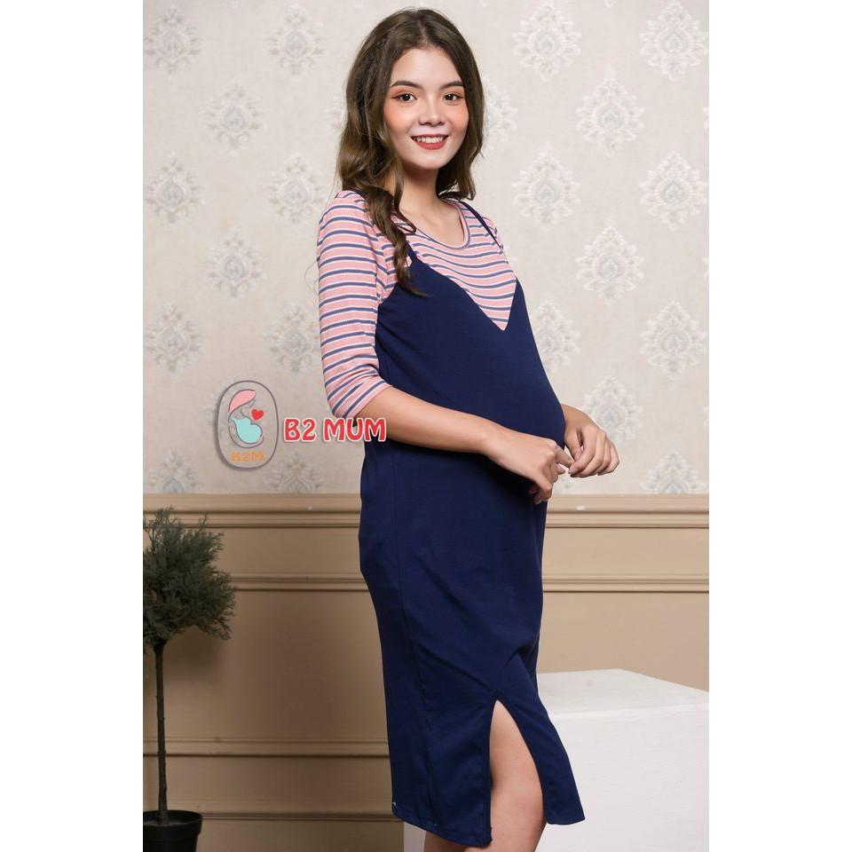 L162 Yếm zip phối kẻ