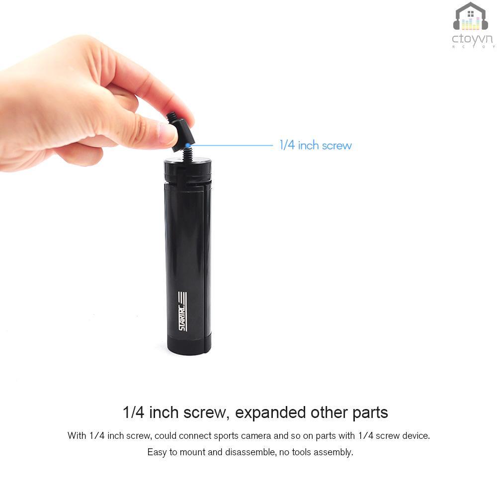 Giá đỡ ba chân STARTRC mini bằng hợp kim nhôm có thể gập lại 1/4 inch cho Insta360 ONE/ ONE X/ EVO/ GO Camera