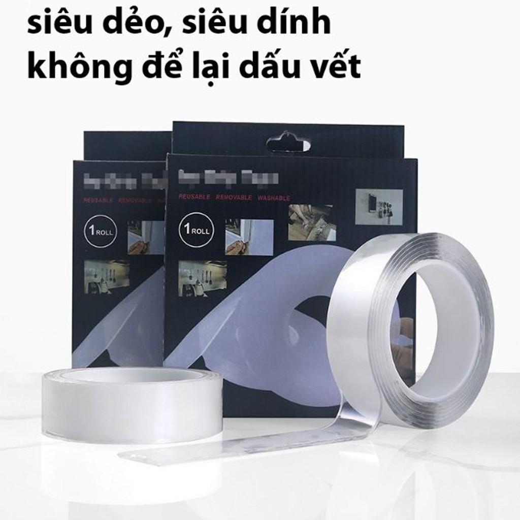 Băng Dính 2 Mặt Đa Năng Trong Suốt Siêu Dày 2mm – Chọn Chiều Dài Siêu Bám Dính Chính Hãng Amalife