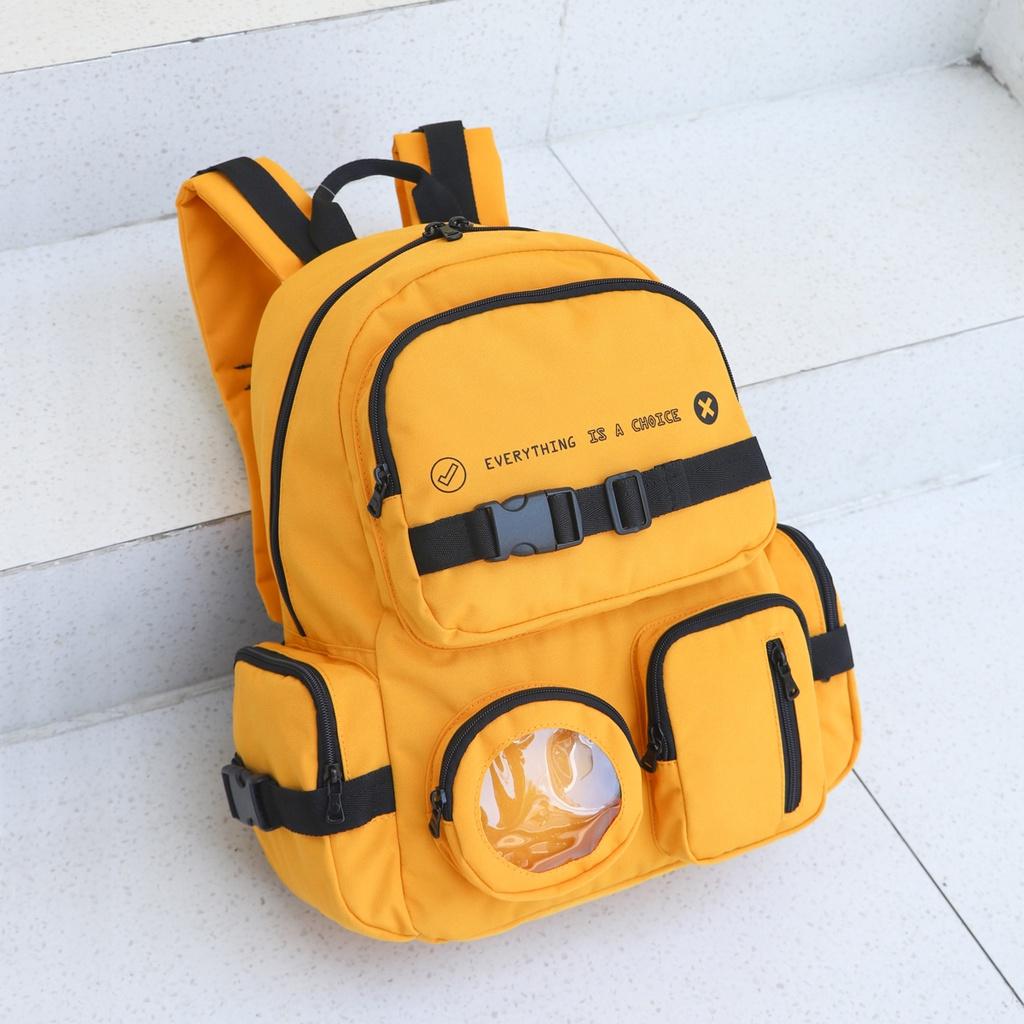 Balo học sinh BOM , kiểu dáng Unisex, thiết kế năng động