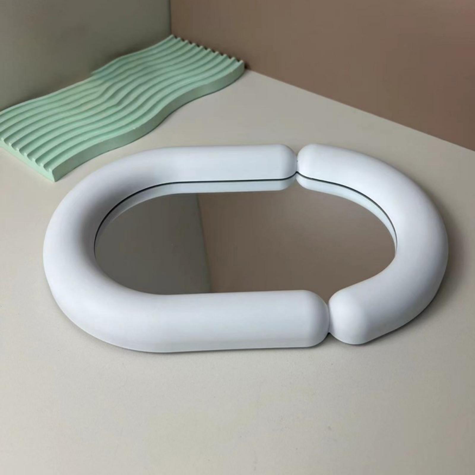 Irregular Makeup Mirror Stylish Decorative Desk Mirror for Table Desk Vanity