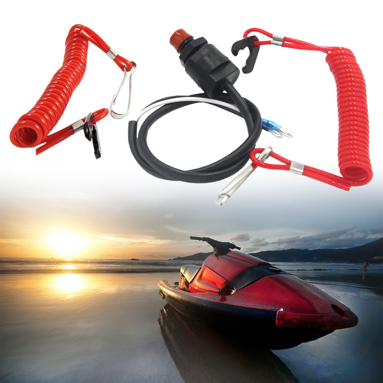 Boat Outboard Motor Emergency Safety Engine Stop Switch for